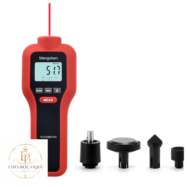 Mengshen Tachometer HT-522 BerüHrungslos LCD 2-99 U Min, Kontakt Messung, 9 V-image