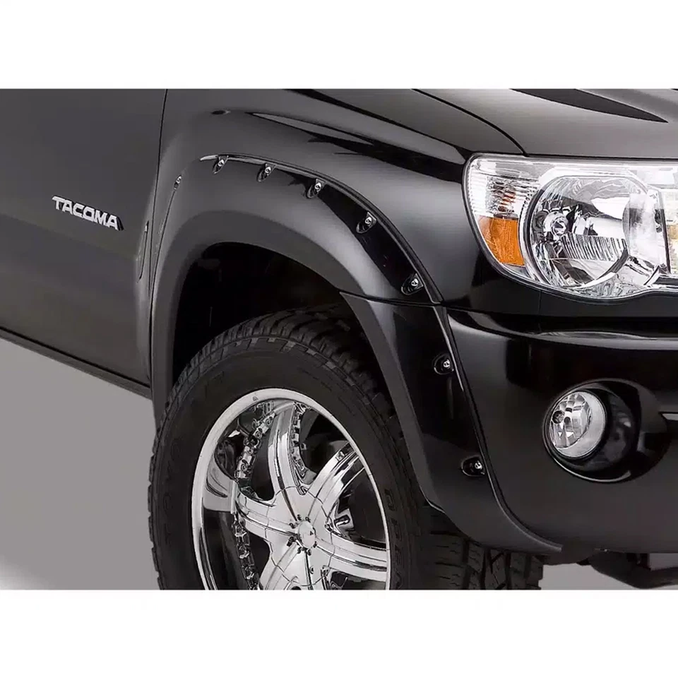 Bushwacker Pocket Front & Rear Fender Flares for 05-11 Toyota Tacoma 6'2" Bed Foto 2 de 4