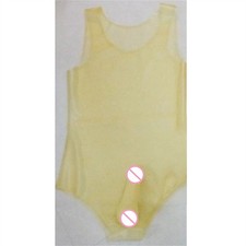 Women Latex Swimsuit Transparent Party Wear Halloween Cosplay Costumes