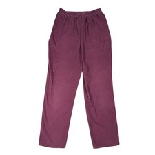 Levis Corduroy Pants 1980's Womens Medium Purple Vintage Elastic Waist Straight
