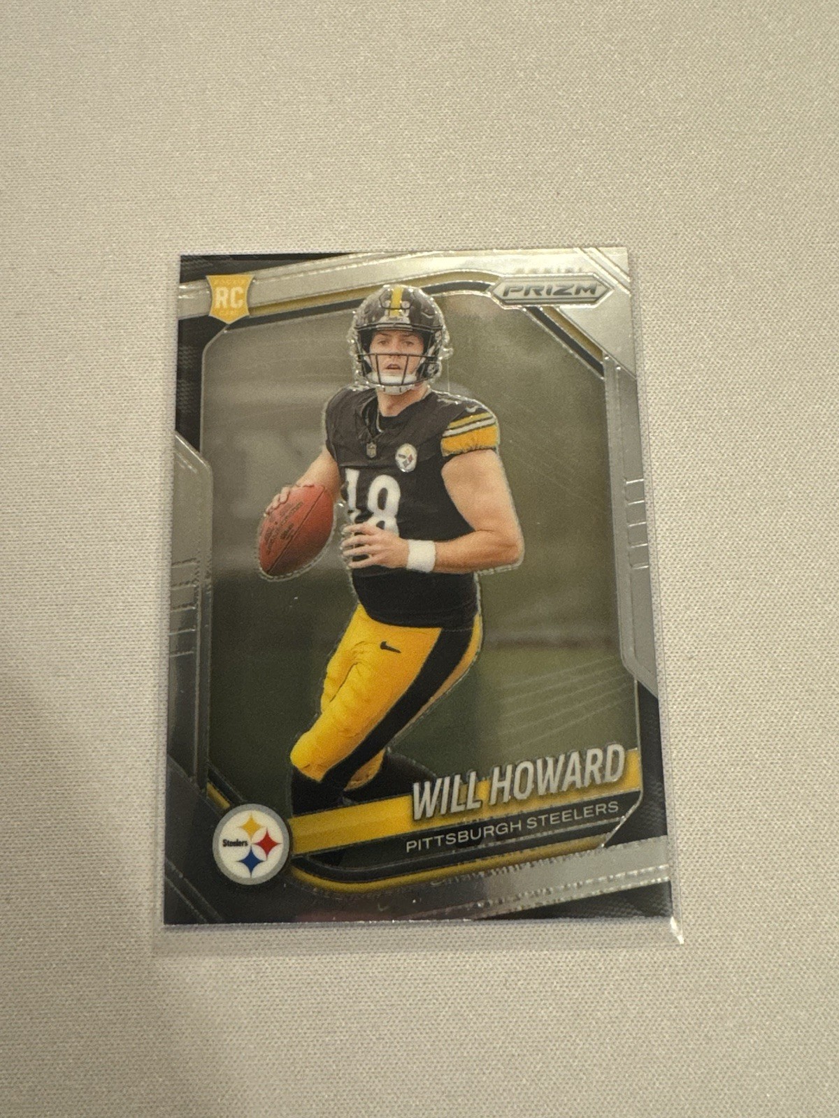 2025 Panini Prizm Football Rookie Will Howard #367 Pittsburgh Steelers NFL