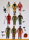 GI G.I. JOE lot #719 JInx Roadblock General Hawk Frostbite Wild Bill FREE SHIP