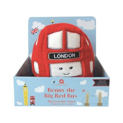Mikrowellengeeignet beheizbar London Plüsch Hottie rot Bus britischer Lavendel Spaß Kind Geschenk
