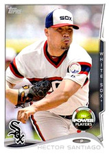 2014 Topps POWER PLAYERS #PP91 Hector Santiago Chicago White Sox