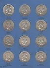 1948-63 P,D,S Franklin Half Dollar Set *$17.50 Face Silver* "Circ-CH BU"
