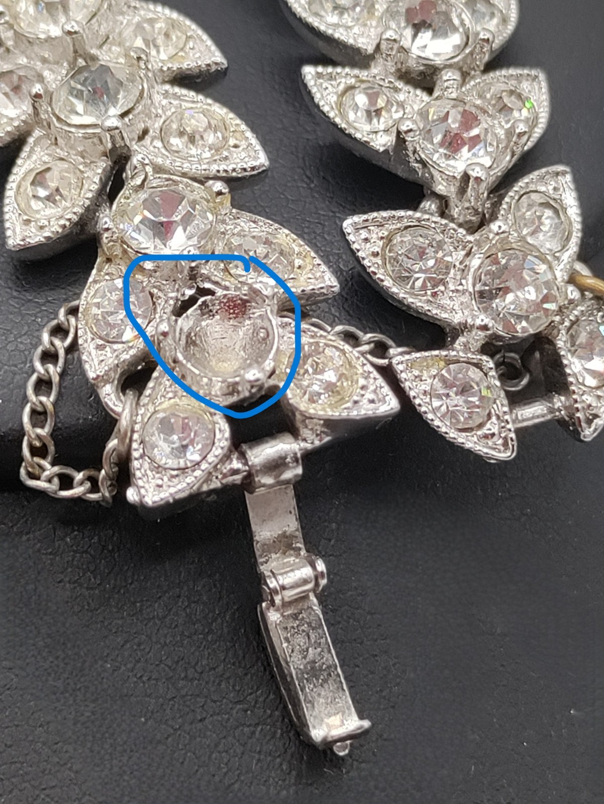 Bogoff Rhinestone Necklace & Bracelet. - image 7