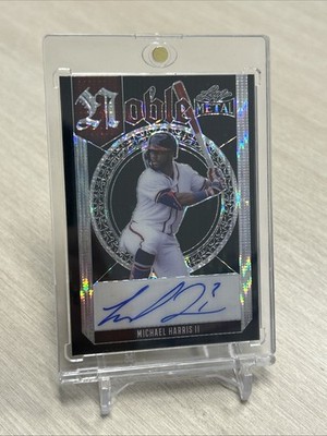 2023 LEAF METAL NOBLE BLACK PULSAR MICHAEL HARRIS II AUTO SSP /2