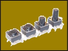 20pcs 6x6mm Tact Tactile Switch SPST Ht 4.3mm/5mm/6mm/7mm/9.5mm buy2get1 free