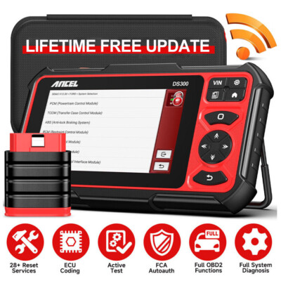 ANCEL Car Full Systems OBD2 Diagnostic Scanner OBD2 Code Reader ABS TPMS DPF OIL