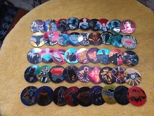 TAZO'S Rare ( BATMAN & SUPERMAN ) SABRITAS MEXICO Tazos/Pogs 45 Piezas 2016 