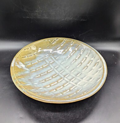 Handmade Studio Art Pottery Centerpiece Bowl Footed 11.5'' Signed Numi