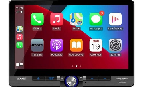 NEW Jensen CAR140MW 10" Digital Media Stereo 2DIN, Wireless CarPlay/Android Auto - Picture 2 of 3