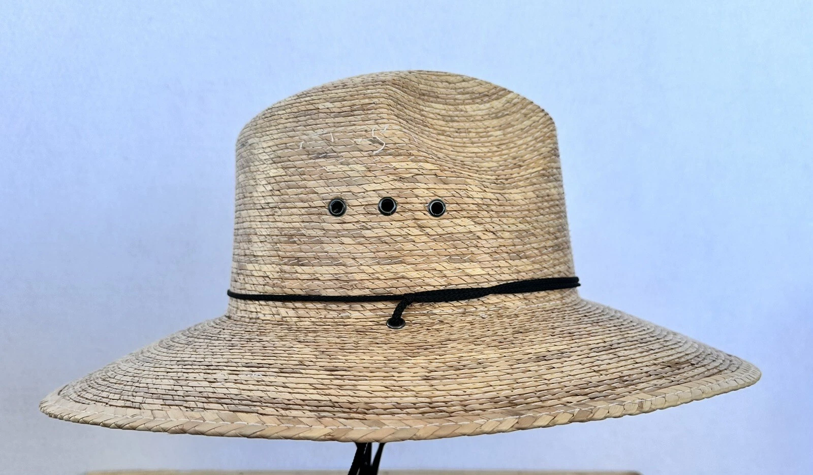 BONANZA Palm Leaf Straw Hat 4” Brim Men’s O/S