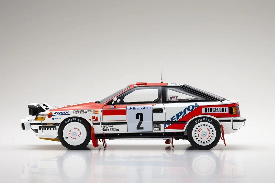Kyosho Toyota Celica GT-Four #2 - Sainz/Moya - 2nd Montecarlo 1990 1/18. 08961B - Imagen 3 de 4