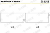 Glyco 71-4080/4 0.50Mm Pleuellager For CitroËN Fiat Iveco Uaz