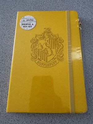 New INSIGHTS Harry Potter Hogwarts Hufflepuff Journal Ruled Matching Pen Softcvr