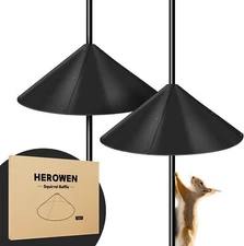 2 Pack Squirrel Baffle for Bird Feeder Pole - Outdoor Protection