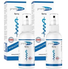 2 x Prontolind Spray 75ml for Cleaning & Care of Piercings Tunnels Plugs & Body