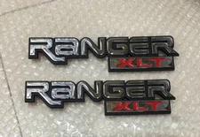 2pcs 99-03 Ranger XLT Logo Right Left Fender Emblem Badge Decal F67Z-16720-A