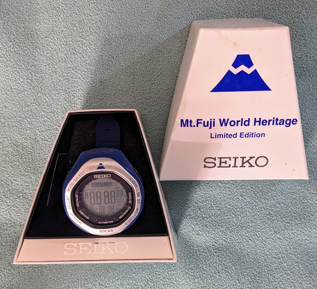Seiko Digital Solar. World heritage. Mt fuji Limited edition | eBay