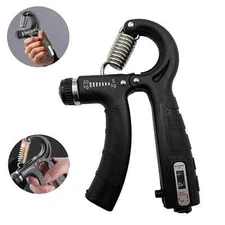 Hand Grip Strength Power Trainer Gripper Strengthener Adjustable Gym Exerciser