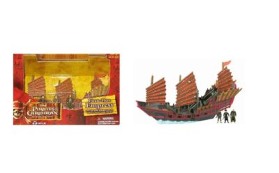 Fluch der Karibik Piratenflotte Kaiserin Mikroschiff + 3 Figuren Neu in OVP 20...