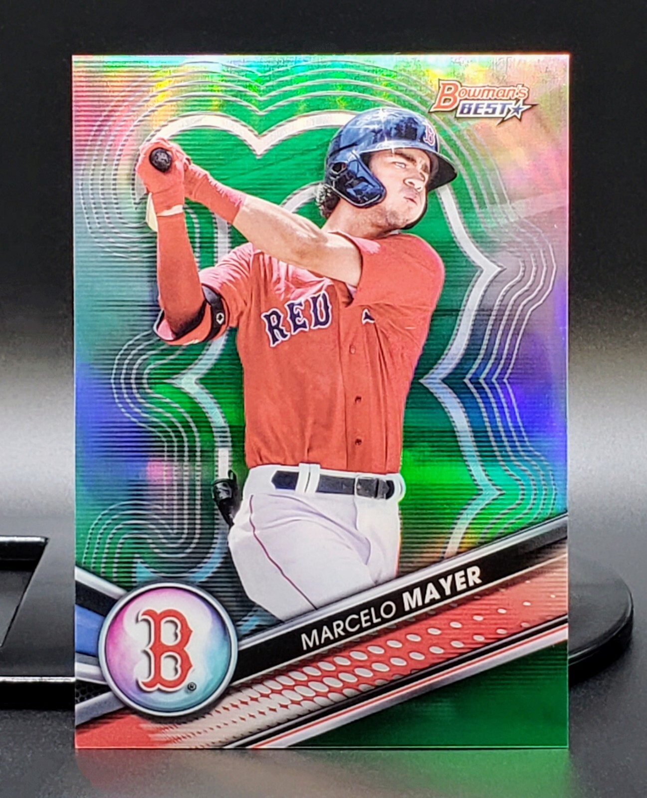 Marcelo Mayer - 2022 Bowman's Best Prospects Green Refractors (#SN /99)