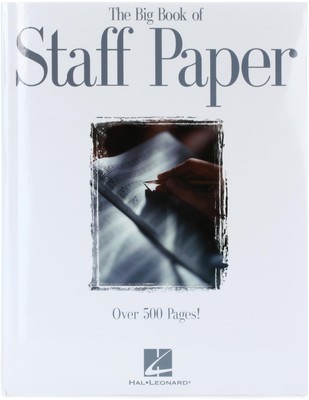 Hal Leonard The Big Book of Staff Paper (5-pack) Bundle