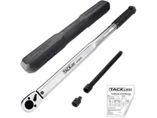 1/2 " Drive Click Torque Wrench Set, with 1/2" Extension Bar and 3/8" Reducer (2