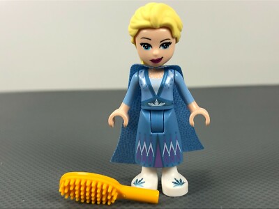 LEGO Elsa 41166 41168 Frozen Minifigure Glitter Cape Medium Blue