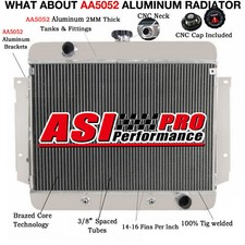 3rows Aluminum Radiator Fit 1969-70 Chevy Impala Bel Air Kingswood Caprice L6 V8