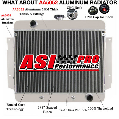 4-CORE RADIATOR FOR 1969 1970 CHEVY BEL AIR IMPALA/CAPRICE/BISCAYNE/KINGSWOOD