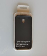 CUSTODIA COVER SAMSUNG GALAXY J5 (2017) wallet nero black originale nuova