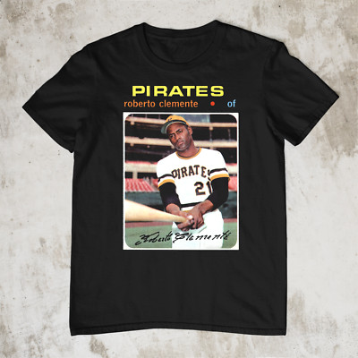Roberto Clemente Men T-shirt Black Unisex S to 5XL