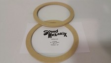 MDF Speaker Rings, 6.5" X-Large 5.75" Cutout 1/4" Thick One Pair MADE IN USA