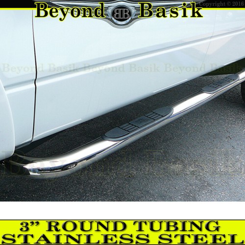 19921997 1998 1999 Chevy Suburban C1500 3" Round Tubing Step Bar Running Boards eBay