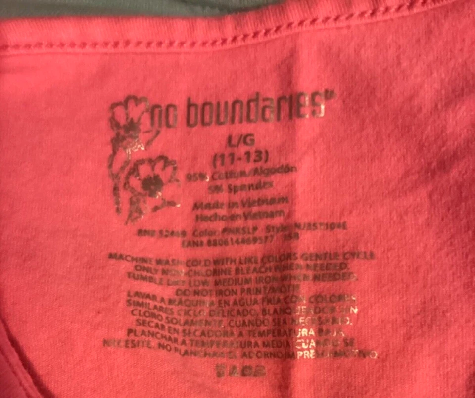 Damas Grande (11-13) Sin Límites Rosa Sólido Camisola Correa Spagetti Foto 2 de 3