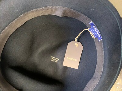 HAT ATTACK Mini Brim Fedora NAVY blue 100% wool USA Designer  display picture 2