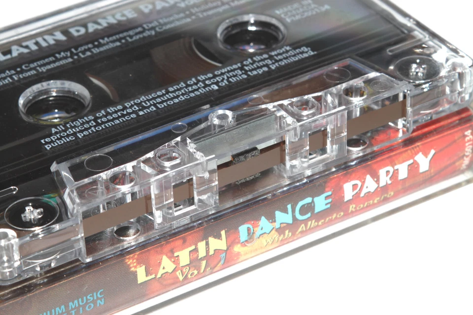 Latin Dance Party Vol. 1 (Cassette Tape 1998) Salsa Merengue Mambo Samba TESTED Foto 2 de 4