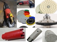 Wet Polisher Kit Countertop Concrete Granite Marble Faucet Sink Hole Contractor