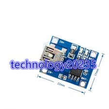 10 piezas NUEVO TP4056 1A Placa de carga dedicada Módulo de carga Mini puerto USB #YT