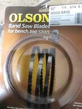 57" Olson Wood Band Band Saw Blade 1/4" .014" 6 Hook WB55357 Made In USA
