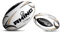 Rhino Guinness Pro12 Sports Match Training & Practice Replica Rugby Ball White Rhino Guinness Pro12 Sports Match Training & Practice Replica Rugby Ball White