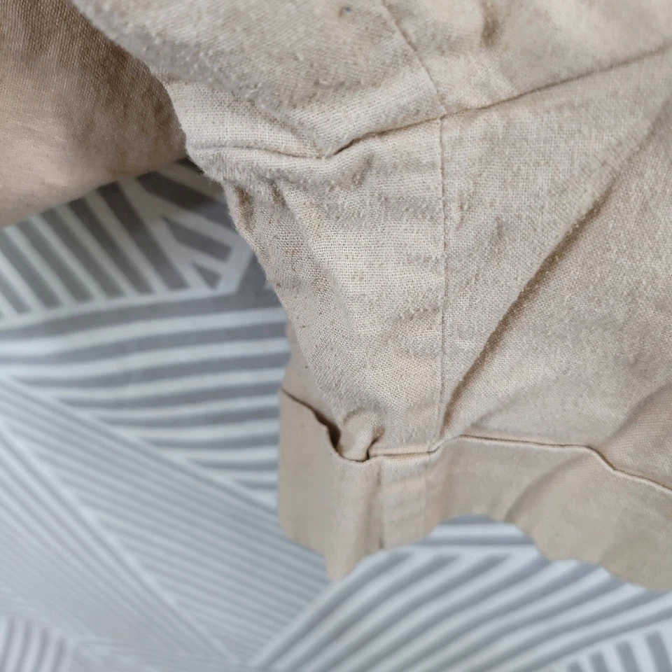 Pantalones Cortos Ava Viv Talla Grande 26W Bronceado Lino Bolsa de Papel Cintura Informal Mujer Foto 3 de 4