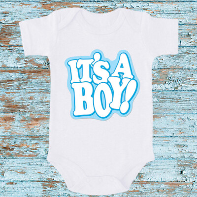 Its a Boy Umstandsgeschenk Body Baby Junge Kurzarm Body süß Babygeschenk