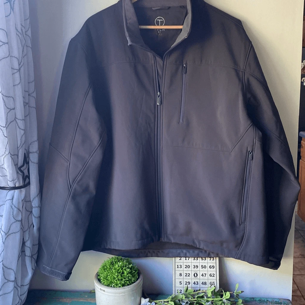 Tech by Tumi insulated jacket coat mens XXL 2XL gray