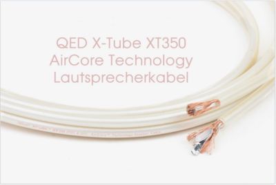 QED XT 350 NEU High End Lautsprecherkabel 2 x 3,5 mm², versilbert