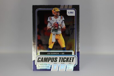 2020-21 PANINI CAMPUS TICKET JOE BURROWS #18 (QB1)