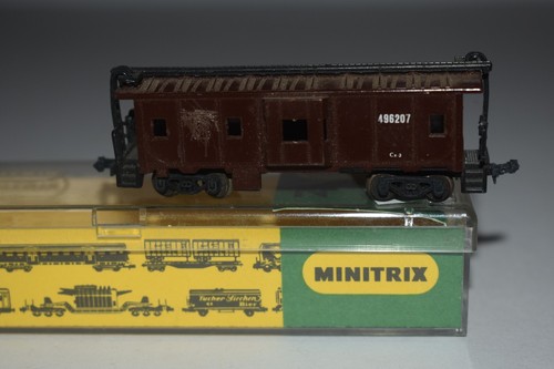 Minitrix Pennsylvania Bay Window Caboose escala N 496207 C51571 | Zustand: Used
