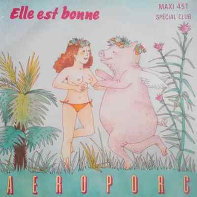Aeroporc Elle Est Bonne Vinyl Single 12inch NEAR MINT Sany records